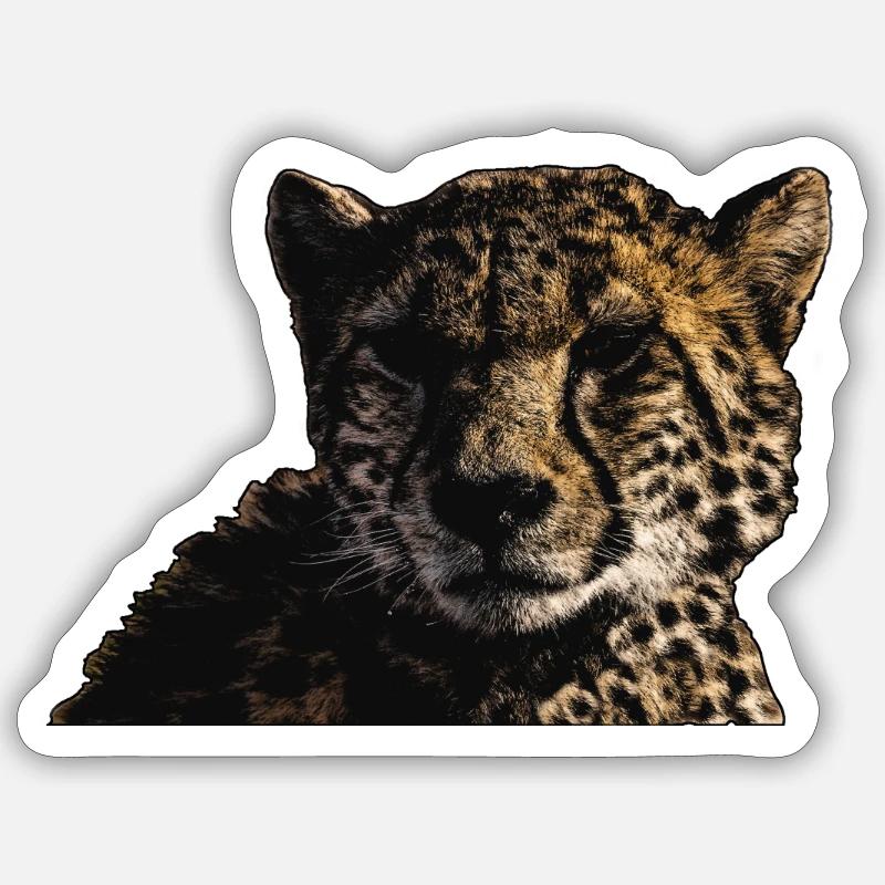 GEPARD Sticker Größe S (10 x 10 cm)