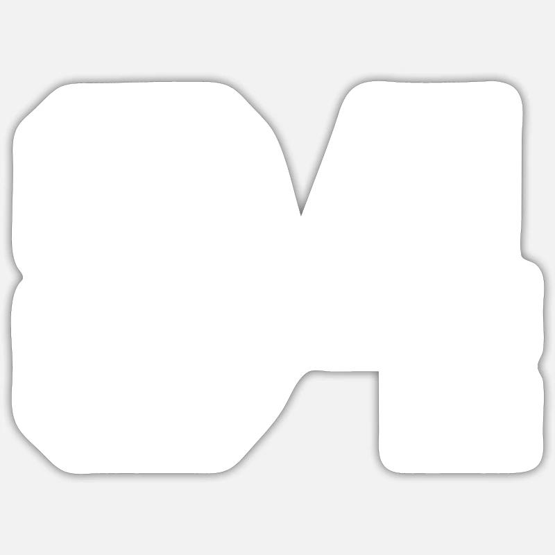 Team 84 - Sticker Größe S (10 x 10 cm) - Mattweiß