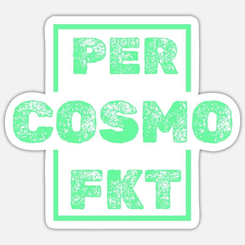 Perfekt Einzigartig Cosmo Sticker Größe S (10 x 10 cm)