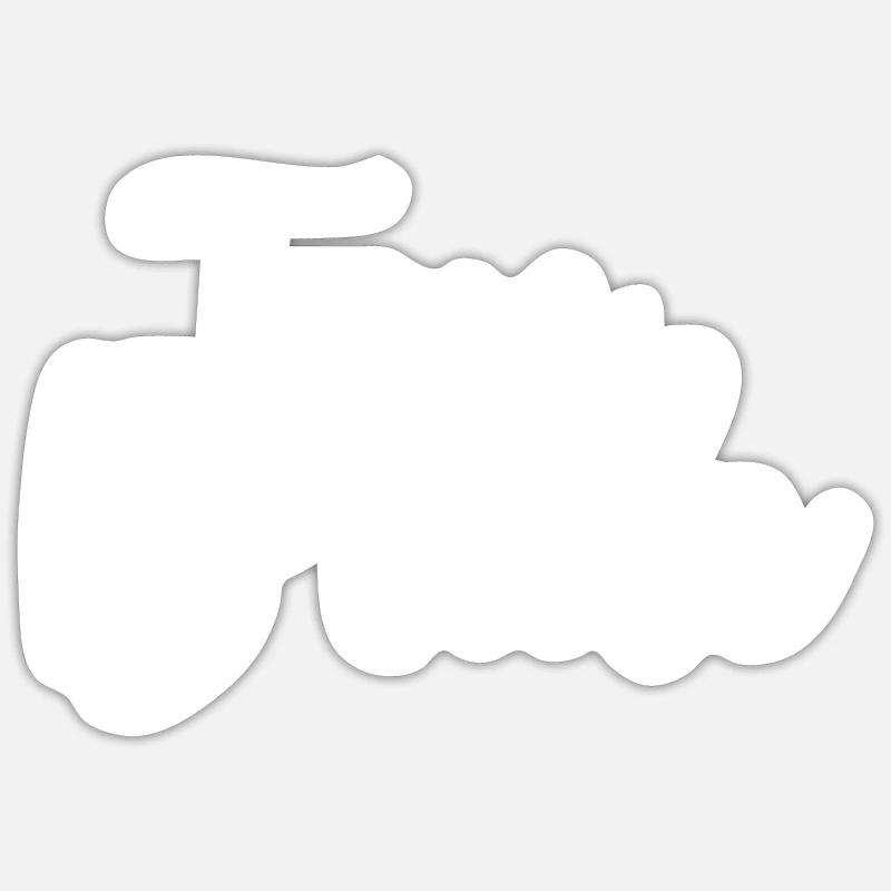Team bride - Sticker taille S (10 x 10 cm) - blanc mat