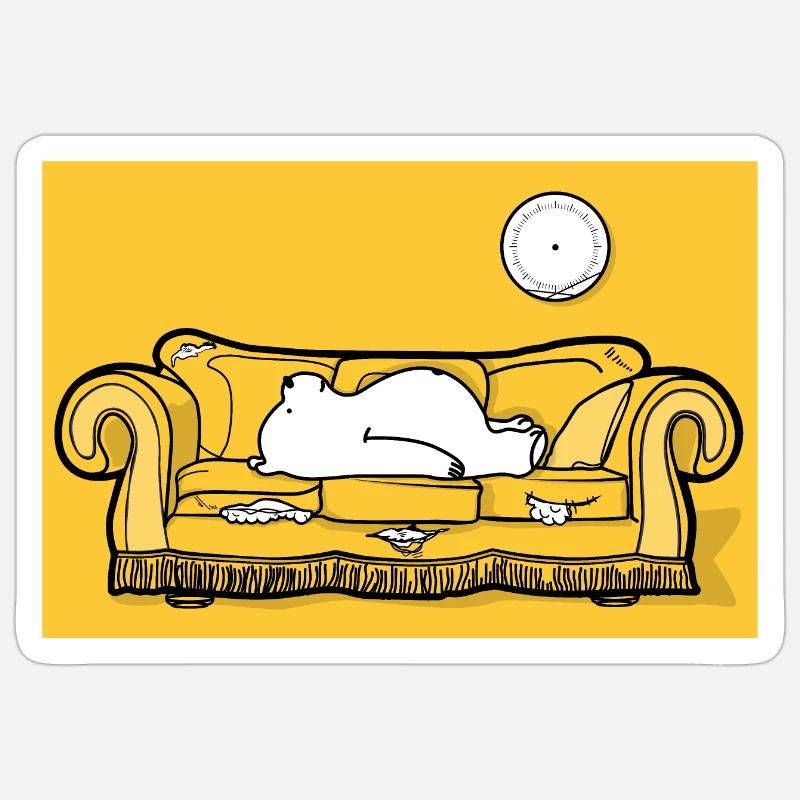 well deserved - Sticker size S (10 x 10 cm) - white matte