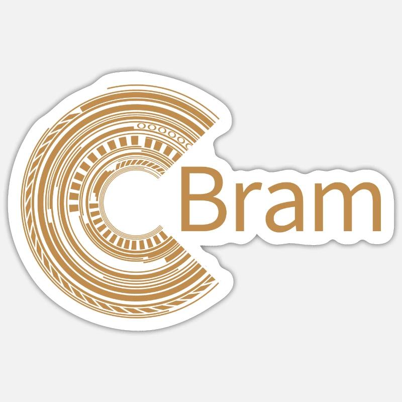 Pour Bram Sticker taille S (10 x 10 cm)