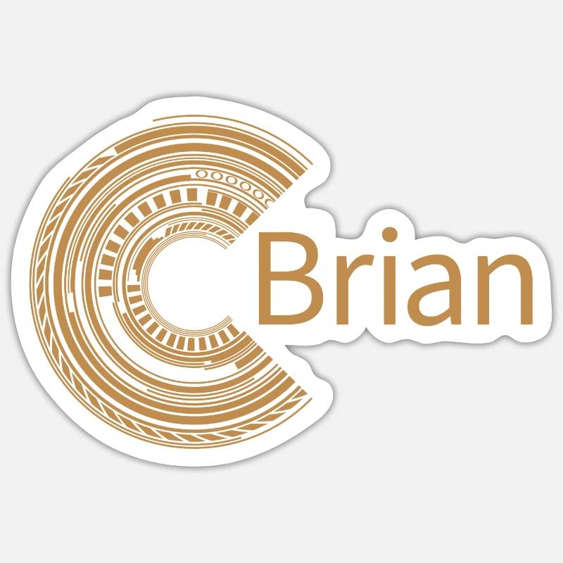 Für Brian - Sticker Größe S (10 x 10 cm) - Mattweiß