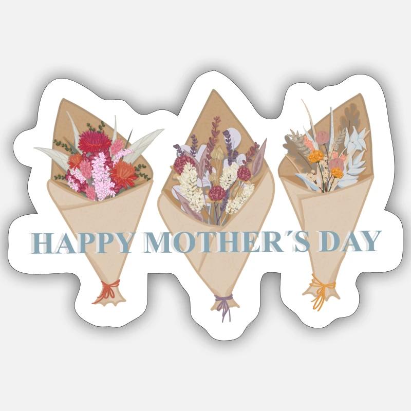 Muttertag Sticker Größe S (10 x 10 cm)