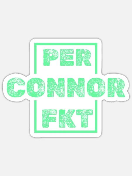 Perfekt Connor - Sticker Größe S (10 x 10 cm) - Mattweiß
