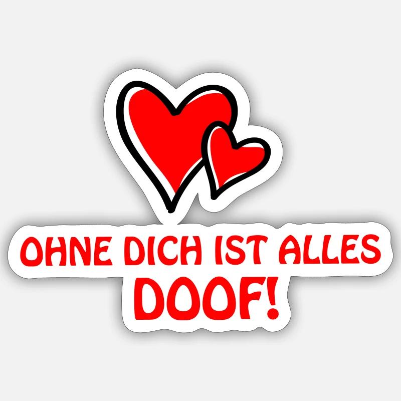 Sticker Größe S (10 x 10 cm) - 
