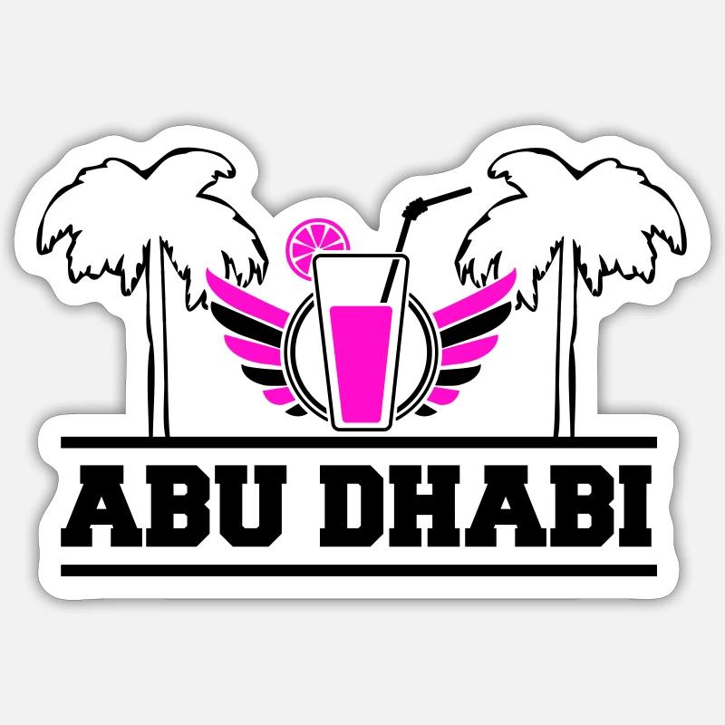 Abu Dhabi Sticker size S (10 x 10 cm)
