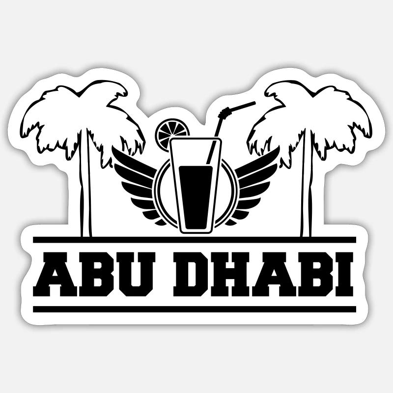 Abu Dhabi Sticker size S (10 x 10 cm)