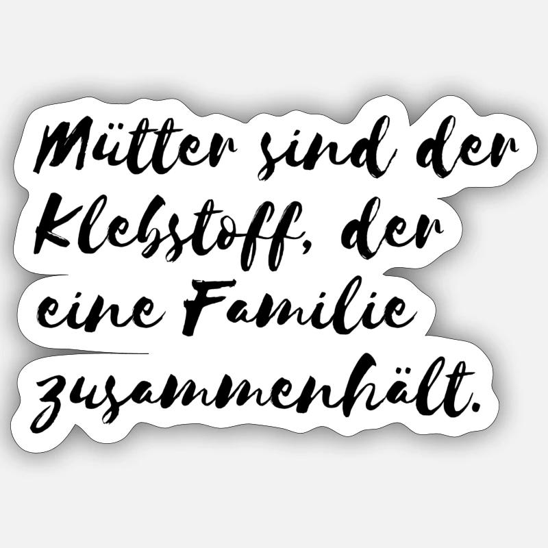 Mutterliebe Sticker Größe S (10 x 10 cm)