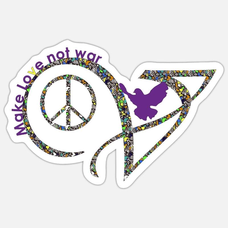 Pace 17 a - Sticker size S (10 x 10 cm) - white matte