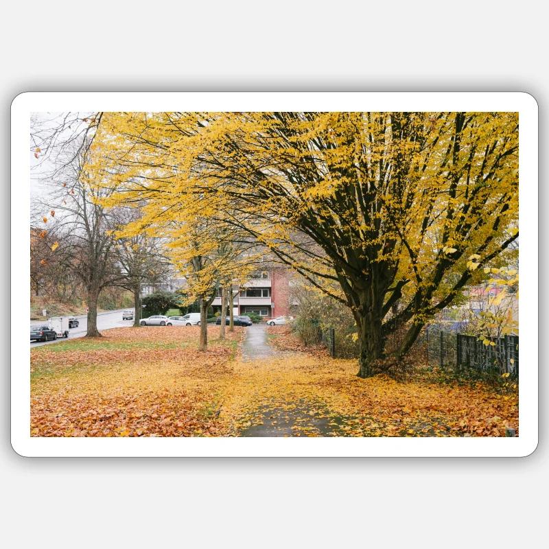 Herbst Sticker Größe S (10 x 10 cm)