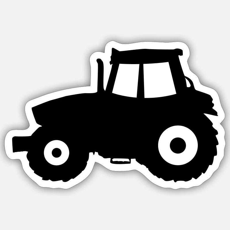 tractor Sticker size S (10 x 10 cm)