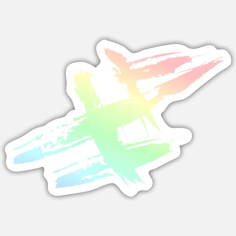 Décoration - Sticker taille S (10 x 10 cm) - blanc mat