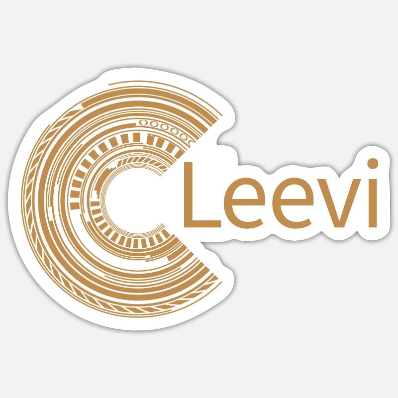 For Leevi - Sticker size S (10 x 10 cm) - white matte