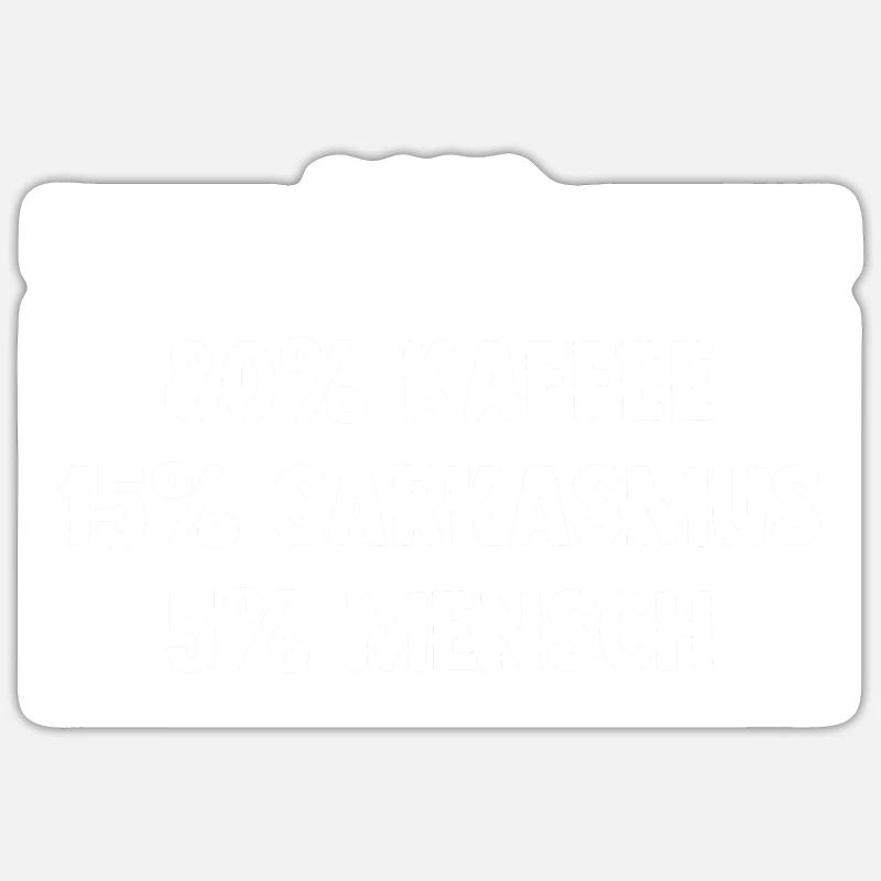 Kaffeetrinker Kaffeeliebhaber Kaffee Sticker Größe S (10 x 10 cm)