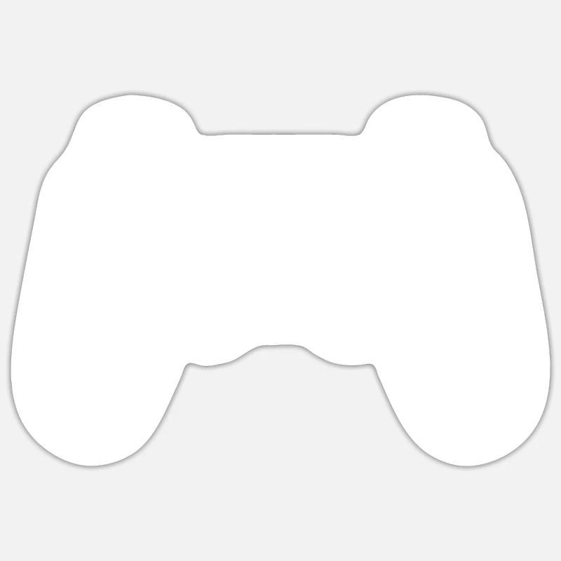 Controller Gaming Videospiele Gamepad Sticker Größe S (10 x 10 cm)