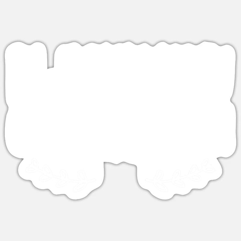 Ridiculously Overeducated 4 - Sticker Größe S (10 x 10 cm) - Mattweiß