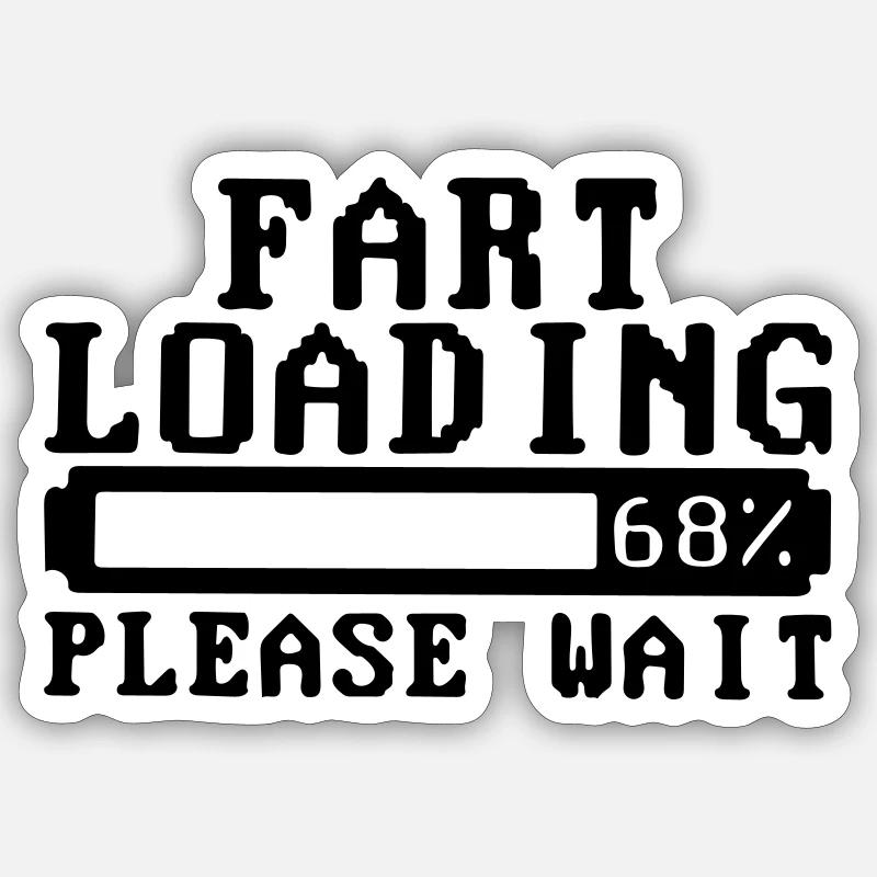Geschwindigkeitsladen - Sticker Größe S (10 x 10 cm) - Mattweiß