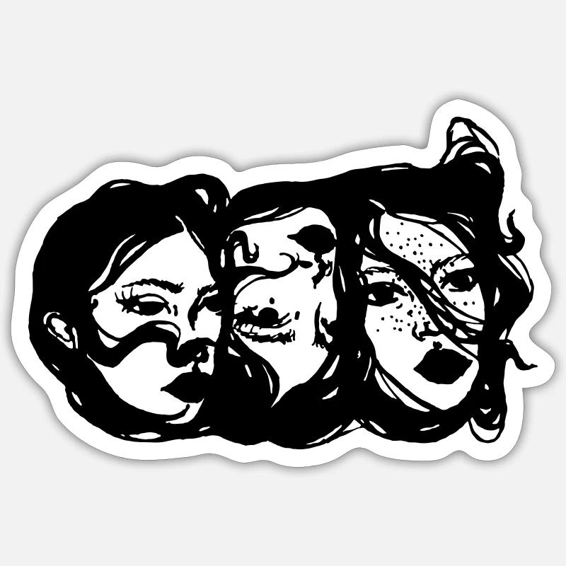 Sticker Größe S (10 x 10 cm) - 
