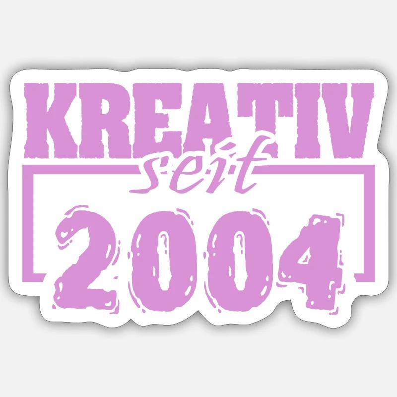 Creative 2004 Sticker size S (10 x 10 cm)