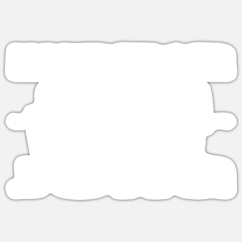 Hamburg - Sticker Größe S (10 x 10 cm) - Mattweiß