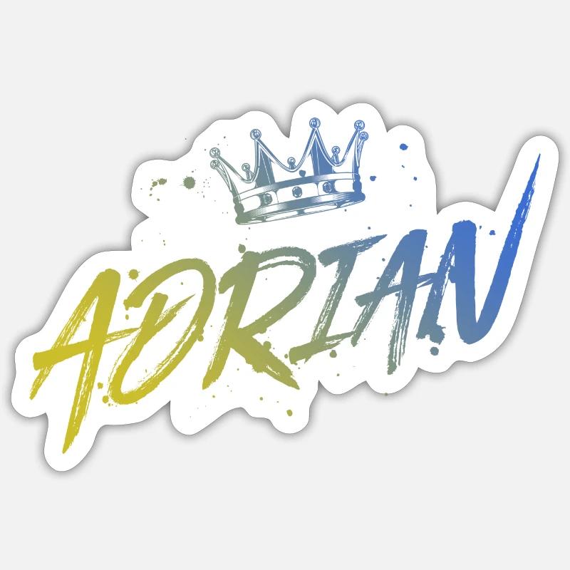 Adrian Sticker taille S (10 x 10 cm)