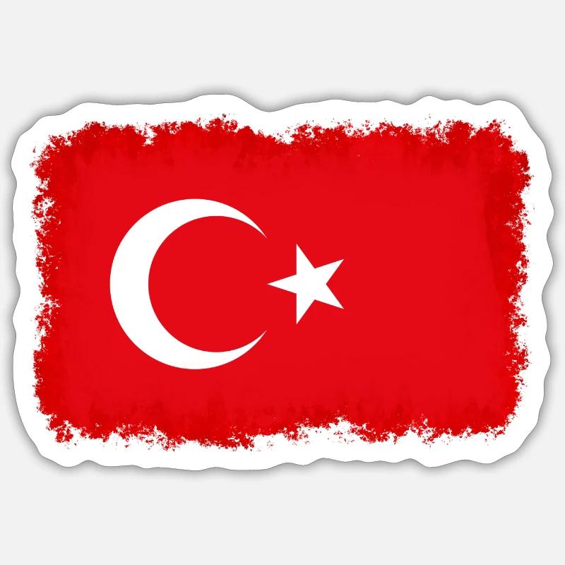 Turkey Turkey Sticker size S (10 x 10 cm)