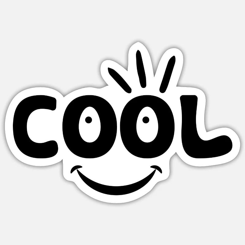 Cool Sticker size S (10 x 10 cm)