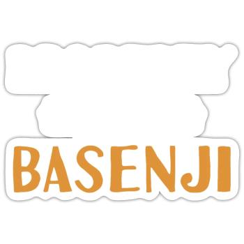 Dog Property Of A Basenji - Sticker size S (10 x 10 cm) - white matte - Front