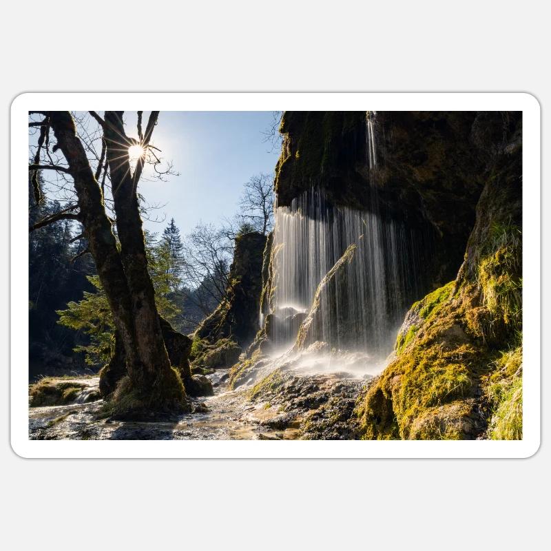 Veil Falls Sticker size S (10 x 10 cm)