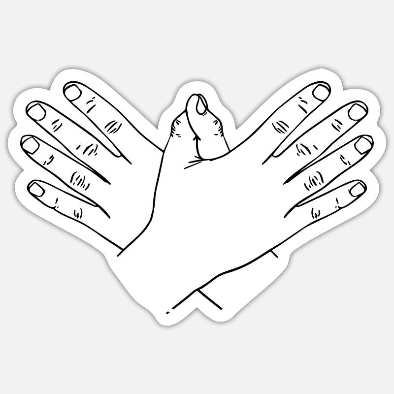 Sticker taille S (10 x 10 cm) - 