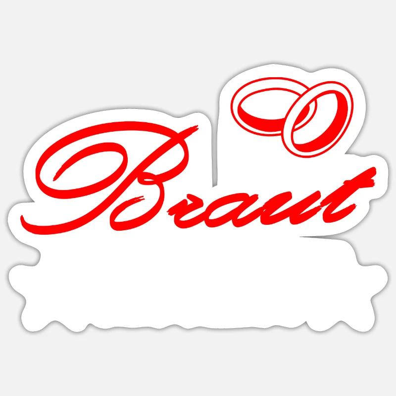 Junggesellenabschied - Sticker Größe S (10 x 10 cm) - Mattweiß