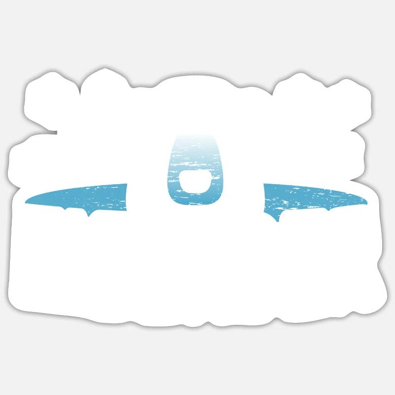 Eisbär Eisbaden Eisbad - Sticker Größe S (10 x 10 cm) - Mattweiß