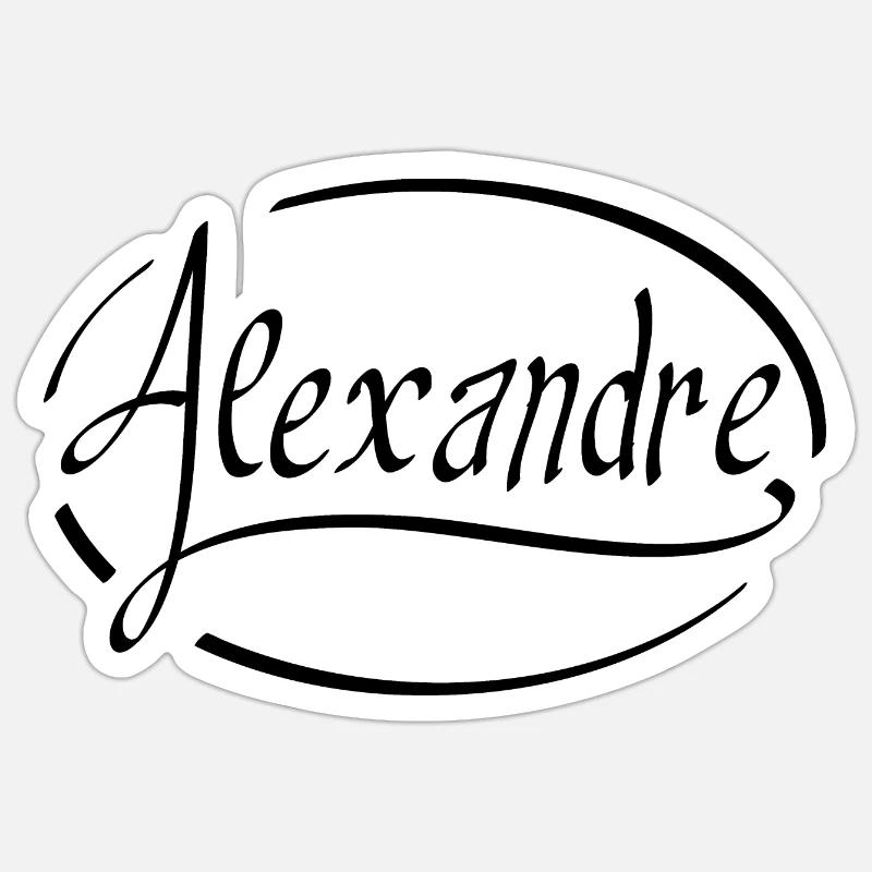 Alexander Sticker Größe S (10 x 10 cm)