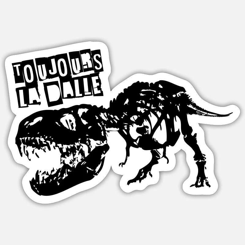 T Rex Sticker taille S (10 x 10 cm)