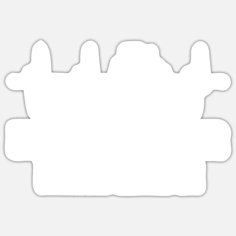 Traktor - Sticker Größe S (10 x 10 cm) - Mattweiß