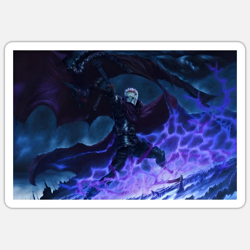 Vampire Hunter - Sticker size S (10 x 10 cm) - white matte
