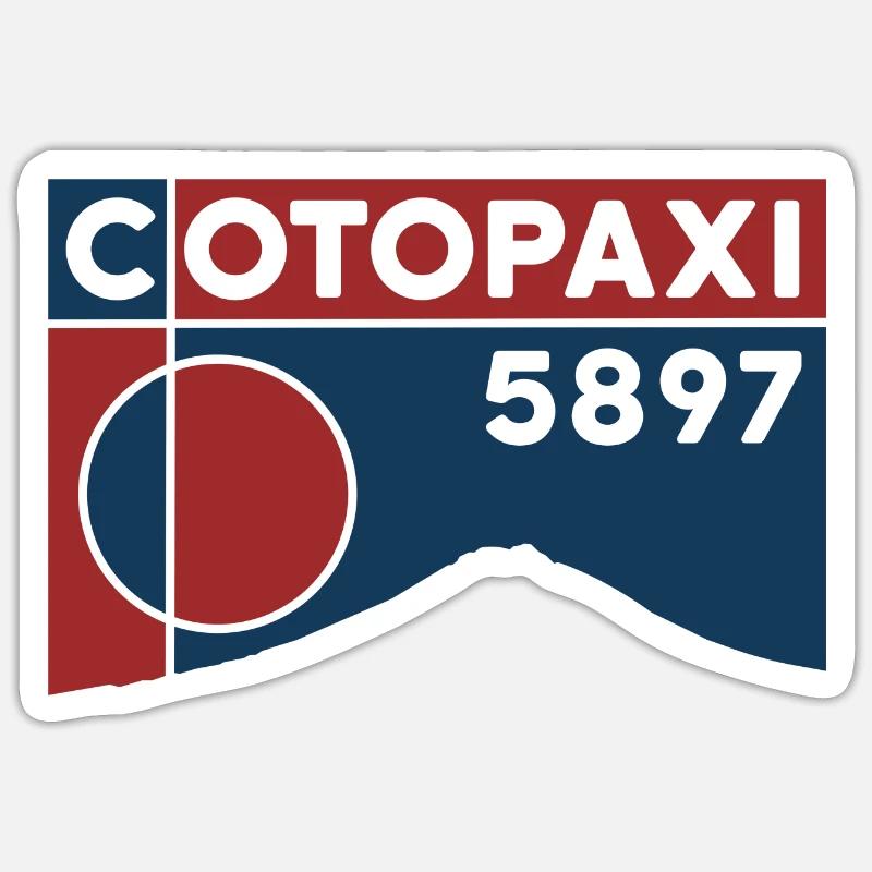 Cotopaxi Altitude Climb Summit Keepsake Gift Sticker size S (10 x 10 cm)