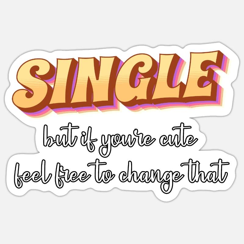 Single - Sticker size S (10 x 10 cm) - white matte