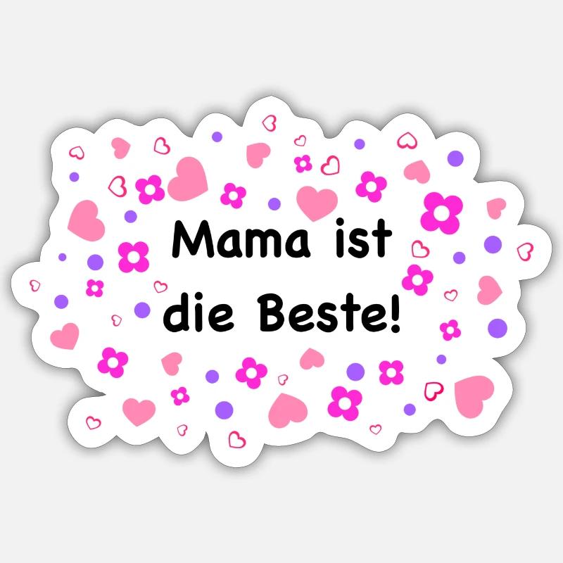 Muttertag Sticker Größe S (10 x 10 cm)