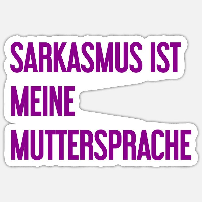 Sarcasmo Pro Sticker formato S (10 x 10 cm)
