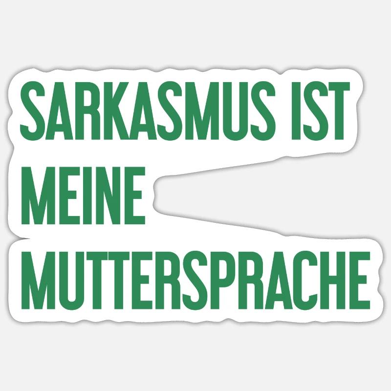 Sarcasmo Pro Sticker formato S (10 x 10 cm)