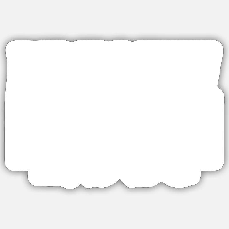 2001 - Sticker taille S (10 x 10 cm) - blanc mat