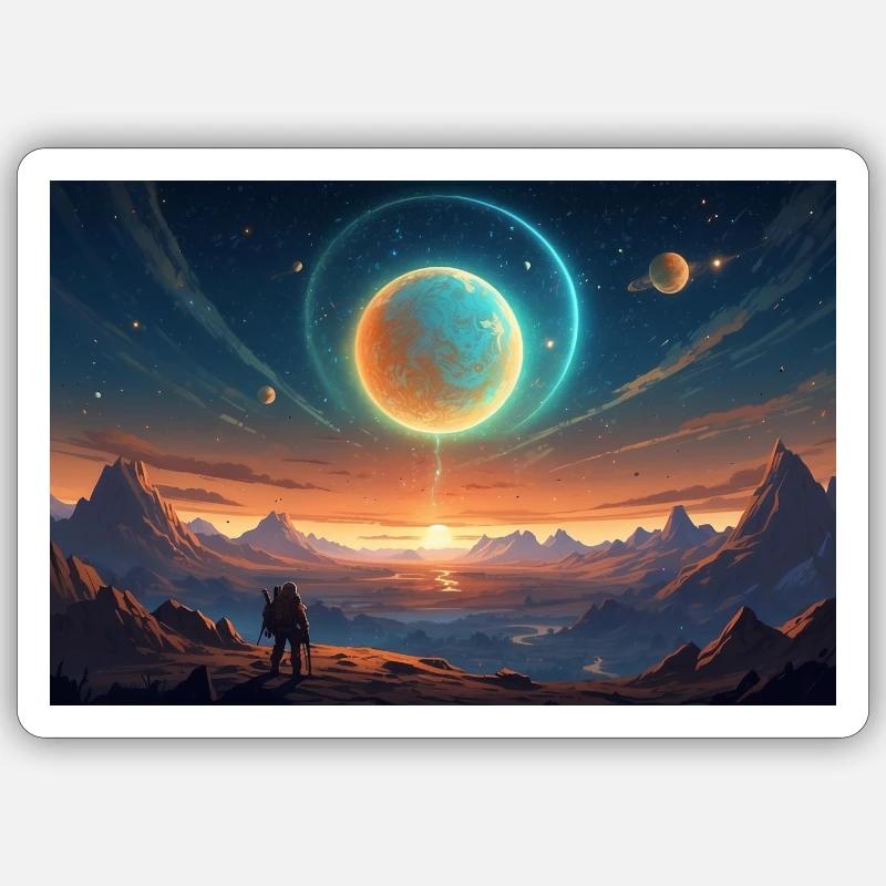 Helldivers Planet X Sticker Größe S (10 x 10 cm)