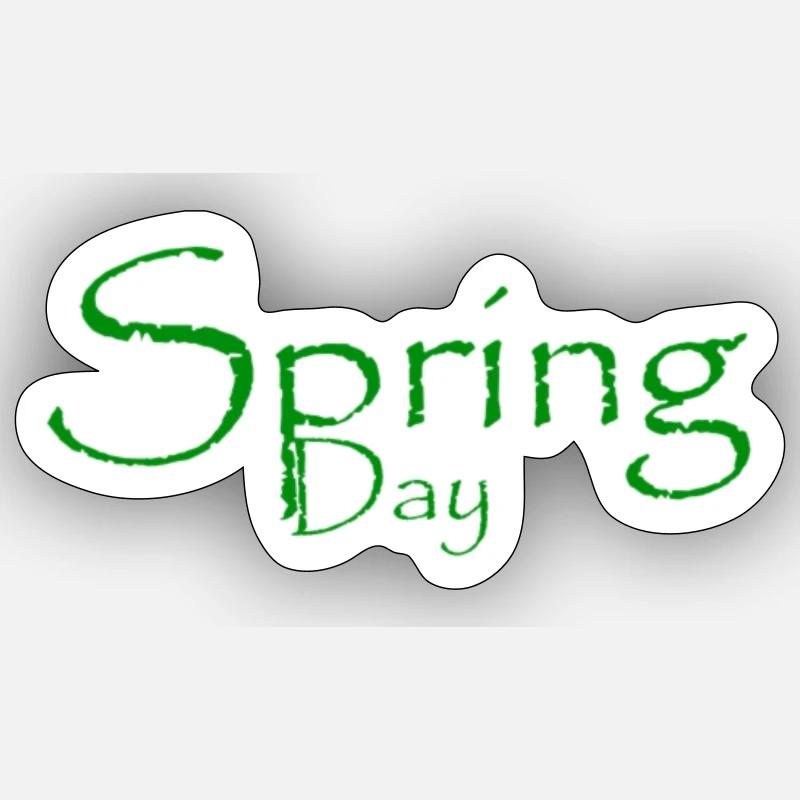 Spring Sticker size S (10 x 10 cm)