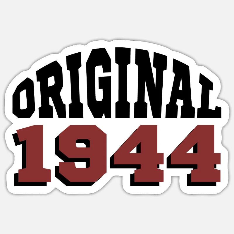 Original 1944 - Sticker taille S (10 x 10 cm) - blanc mat