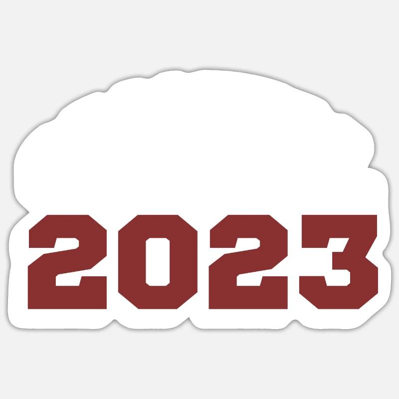 Ursprünglich: 2023 Sticker Größe S (10 x 10 cm)