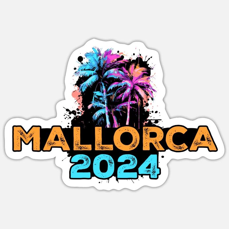 Mallorca 2024 Tour - Sticker size S (10 x 10 cm) - white matte