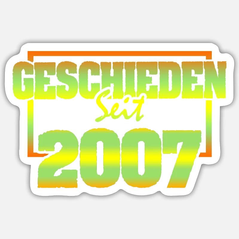 2007 Sticker size S (10 x 10 cm)