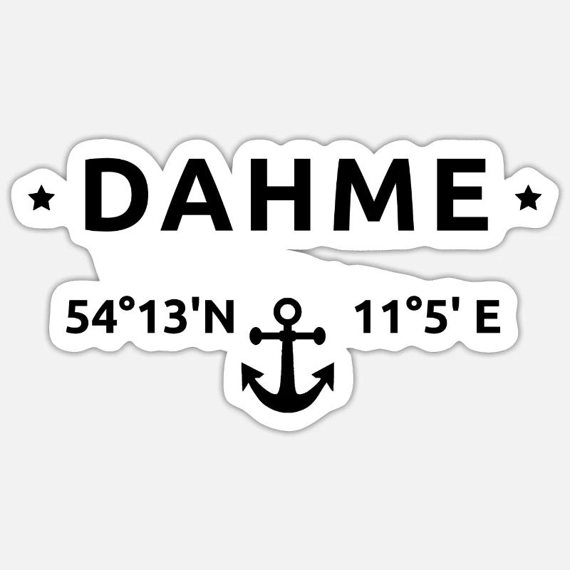 Dahme Sticker taille S (10 x 10 cm)